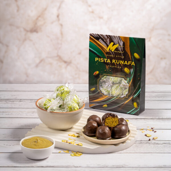 Pistachio Kunafa Truffles